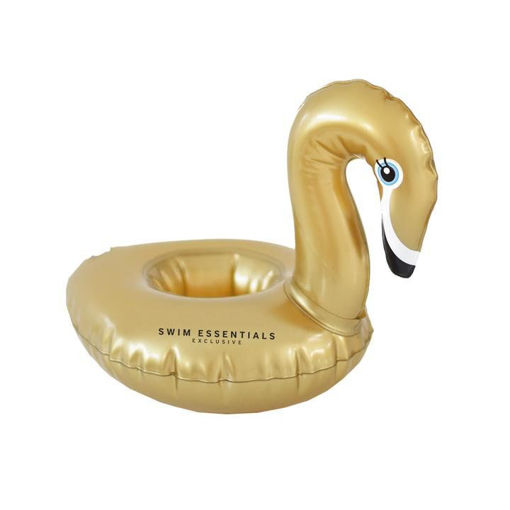 Picture of INFLATABLE GOLDEN SWAN DRINK HOLDER